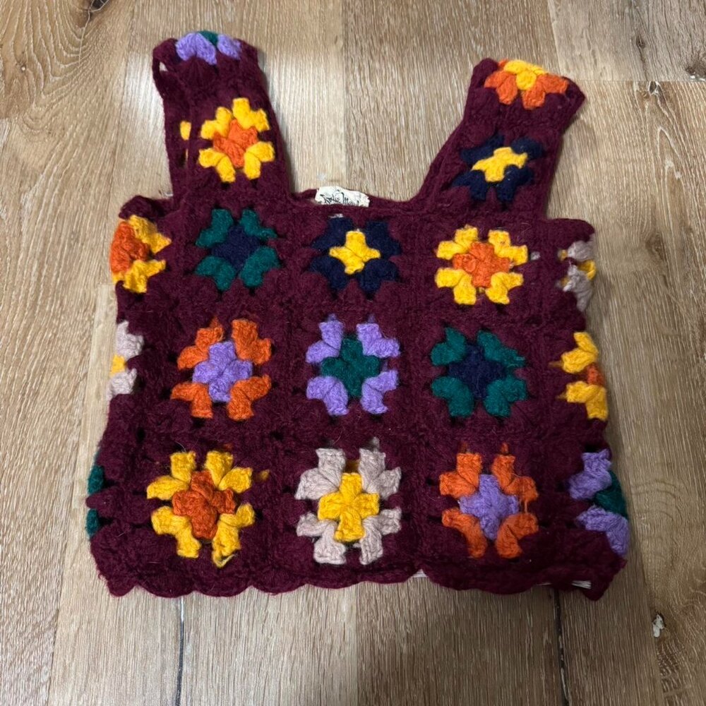 Vintage Y2K 70’s Auntie Maude made in San Francisco 100% wool size xsmall-small